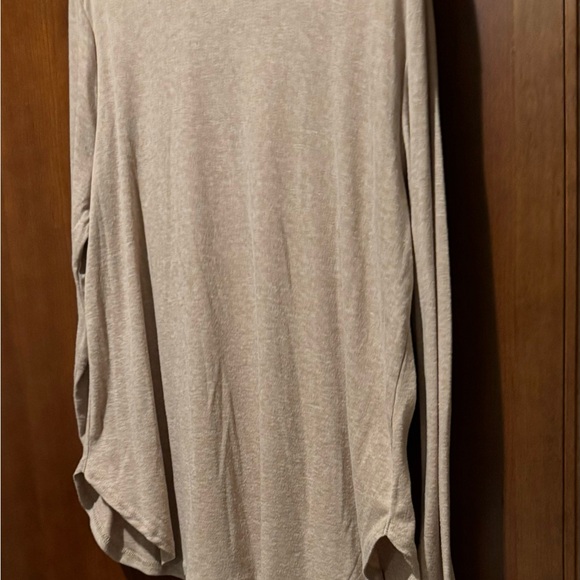 Women's Long Sleeve Beige Top - Picture 4 of 4